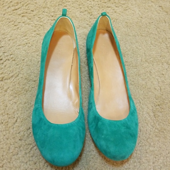 J. Crew Shoes - J.crew suede flats size 9